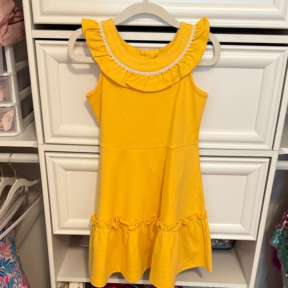 Yellow Ruffled Kids Dress Janie & Jack